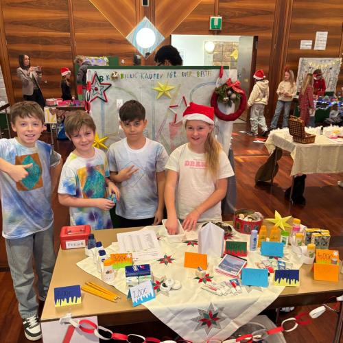 Kinder beim KIWI Projekttag 5